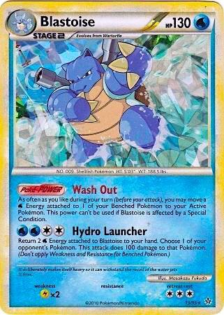 Blastoise - 13/95 (Cracked Ice Holo) 013/095 card from Miscellaneous Cards & Products
