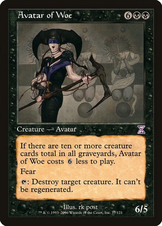 Avatar of Woe 37 card from Timeshifted