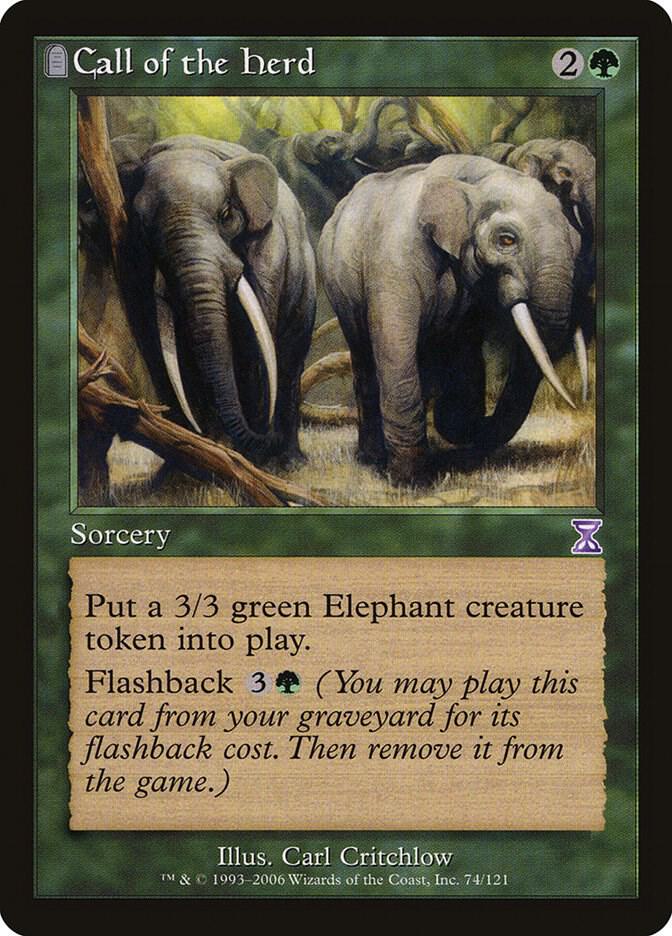 Call of the Herd 74 card from Timeshifted