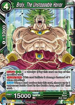 Broly, The Unstoppable Horror (Non-Foil Version) P-006 card from Promotion Cards
