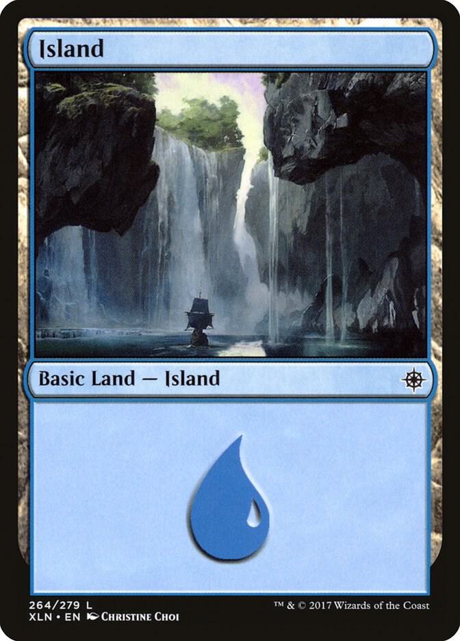 Island 264 card from Ixalan