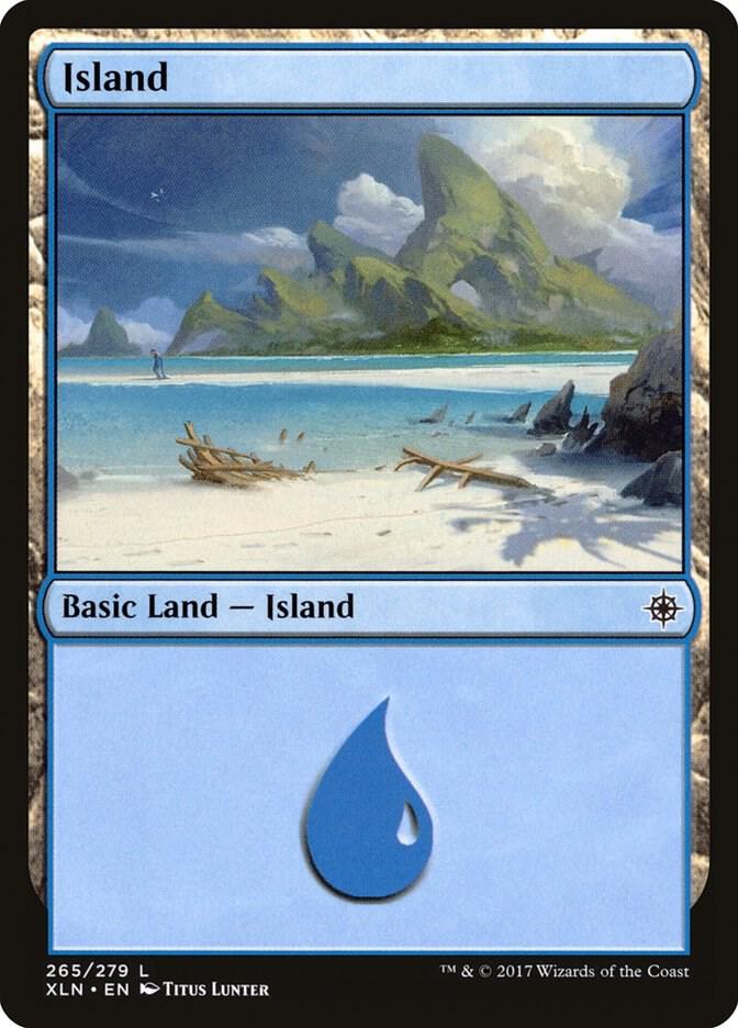 Island 265 card from Ixalan