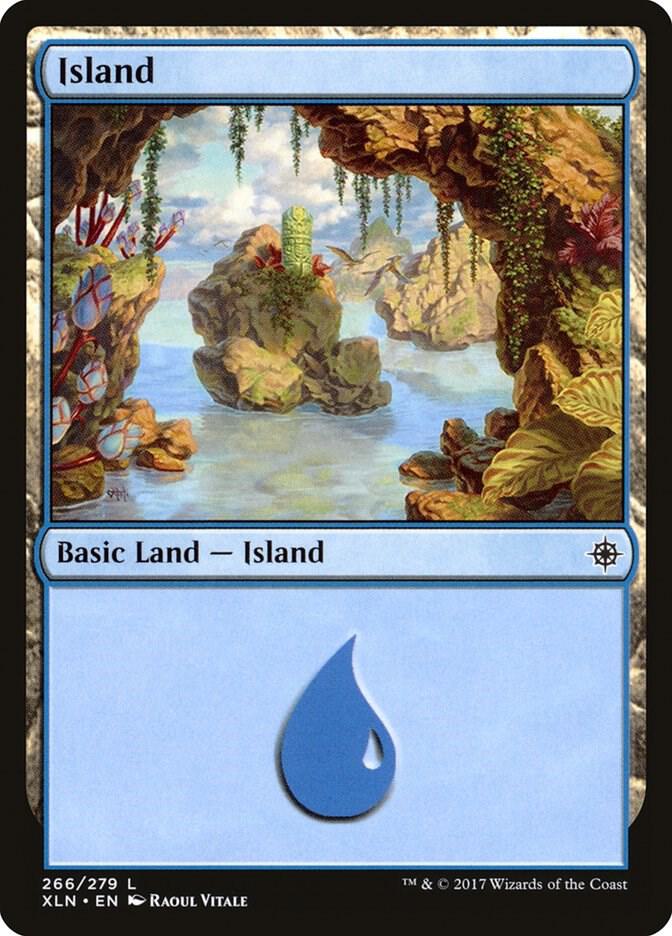 Island 266 card from Ixalan