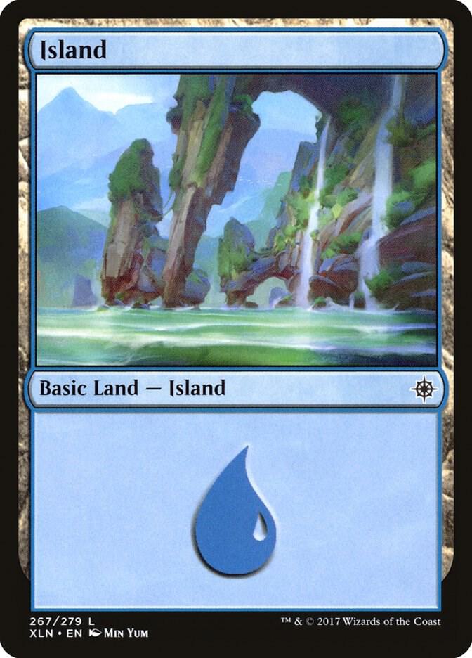 Island 267 card from Ixalan