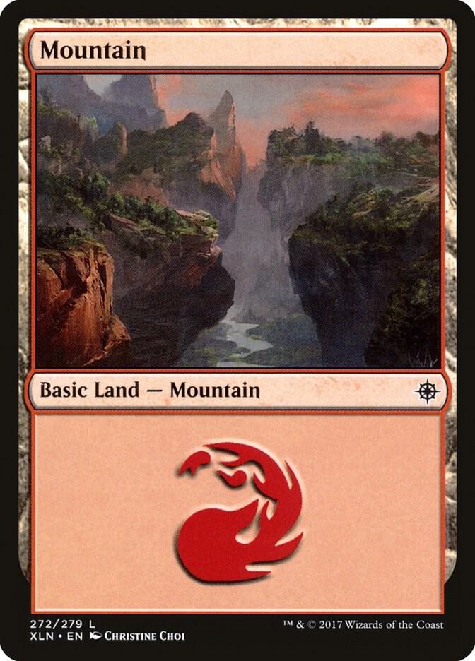 Mountain 272 card from Ixalan