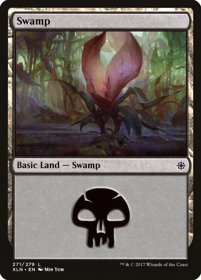 Swamp 271 card from Ixalan