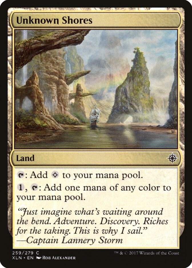 Unknown Shores 259 card from Ixalan