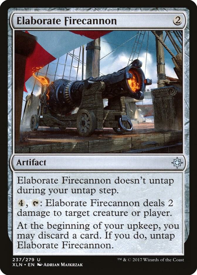 Elaborate Firecannon 237 card from Ixalan