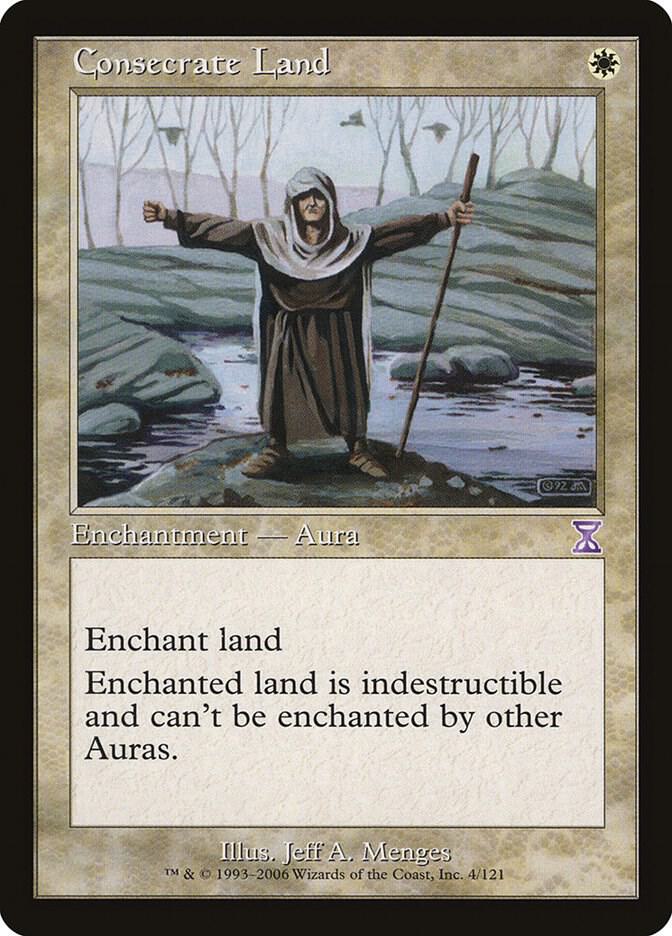 Consecrate Land 4 card from Timeshifted