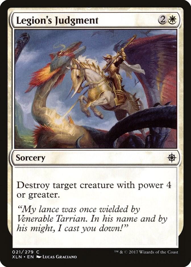 Legion's Judgment 21 card from Ixalan