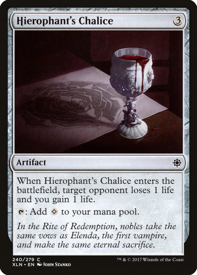 Hierophant's Chalice 240 card from Ixalan