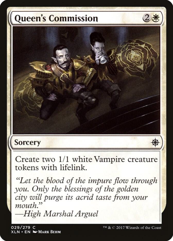 Queen's Commission 29 card from Ixalan