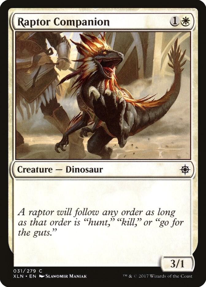 Raptor Companion 31 card from Ixalan