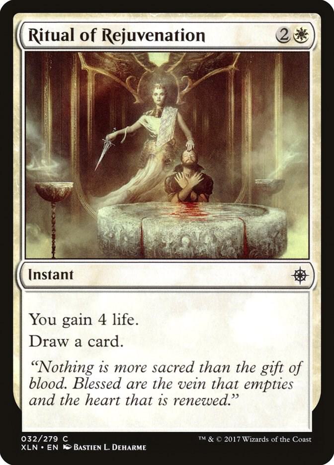 Ritual of Rejuvenation 32 card from Ixalan