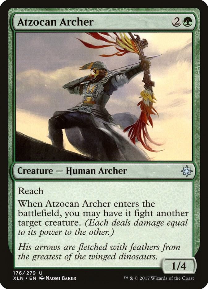 Atzocan Archer 176 card from Ixalan