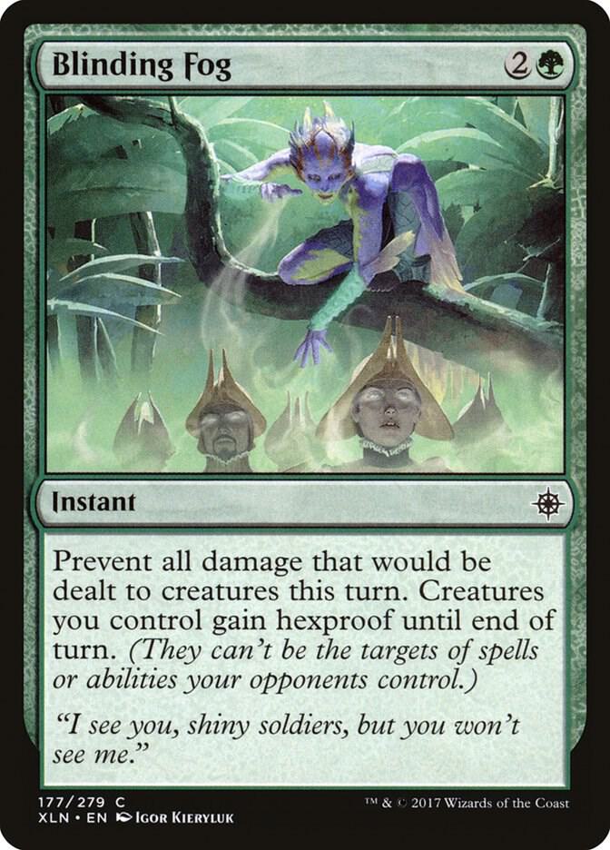 Blinding Fog 177 card from Ixalan