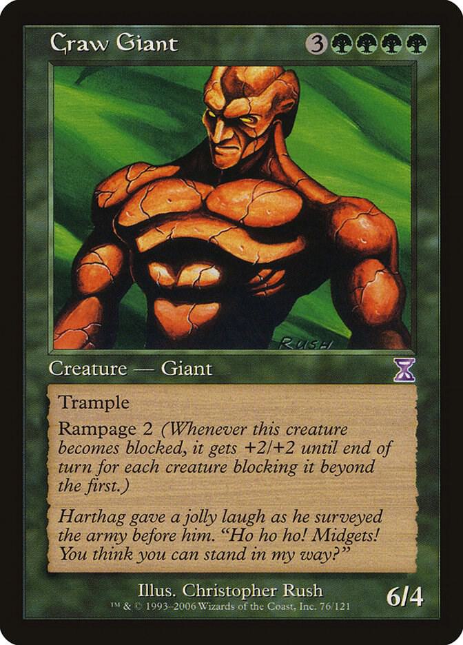 Craw Giant 76 card from Timeshifted