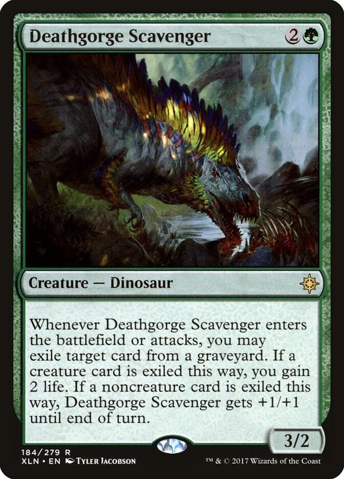 Deathgorge Scavenger 184 card from Ixalan