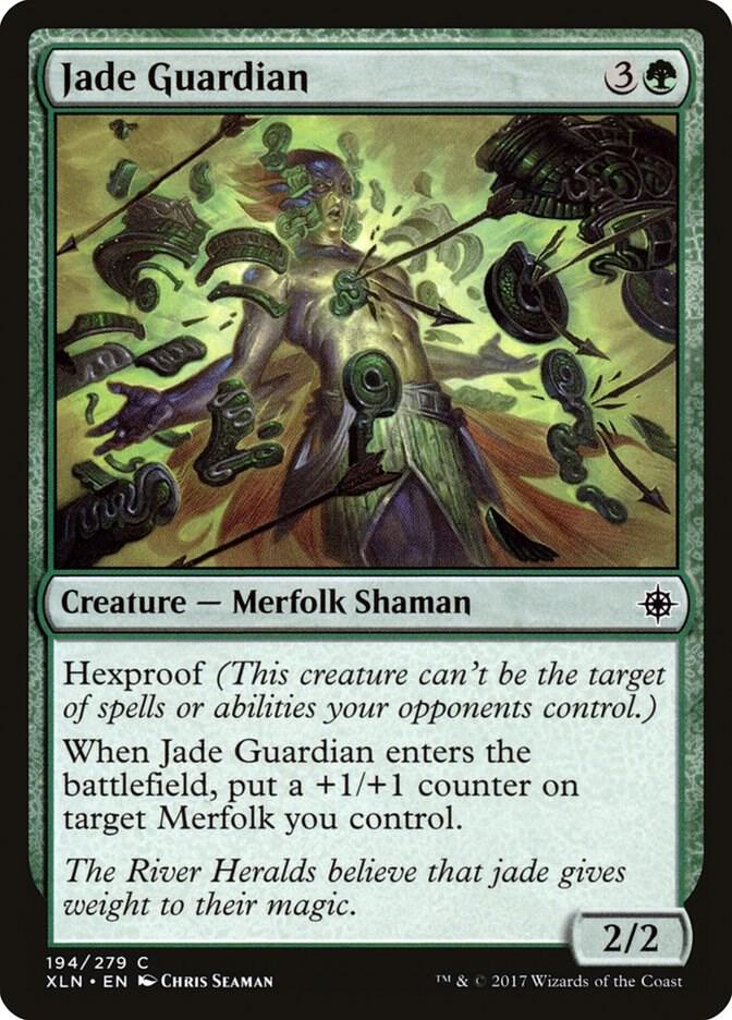 Jade Guardian 194 card from Ixalan