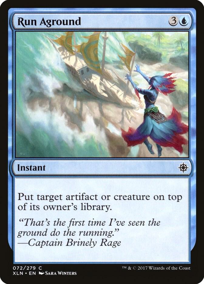 Run Aground 72 card from Ixalan