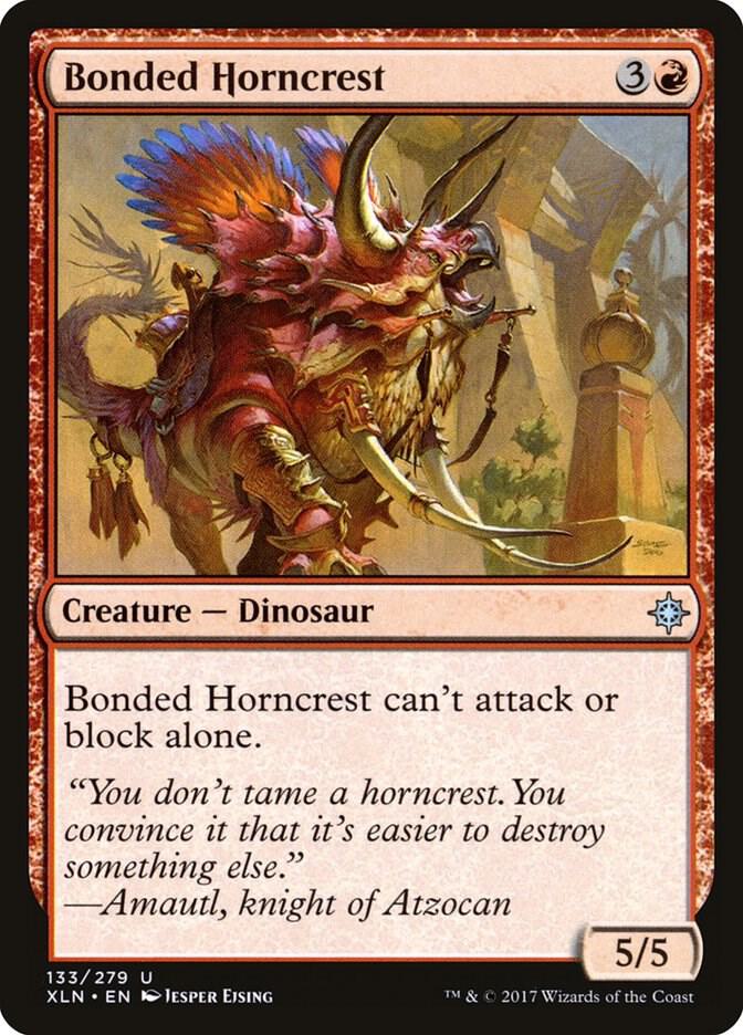 Bonded Horncrest 133 card from Ixalan