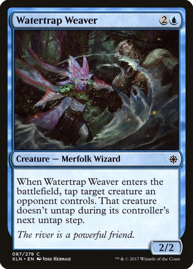 Watertrap Weaver 87 card from Ixalan