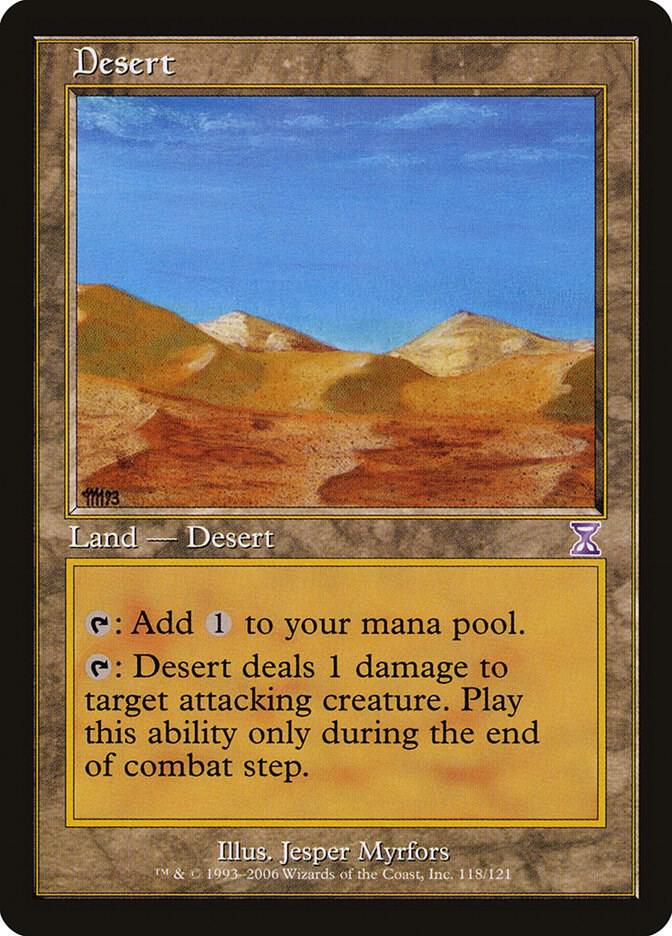 Desert 118 card from Timeshifted