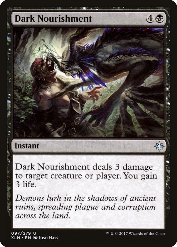 Dark Nourishment 97 card from Ixalan