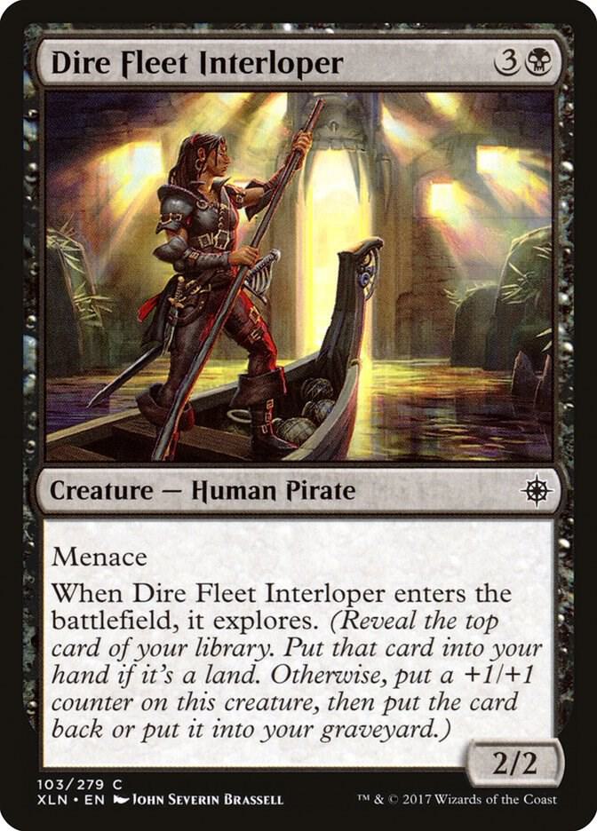 Dire Fleet Interloper 103 card from Ixalan