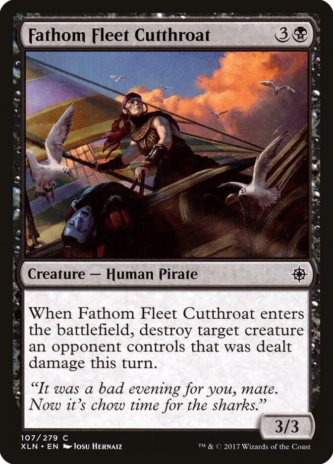 Fathom Fleet Cutthroat 107 card from Ixalan