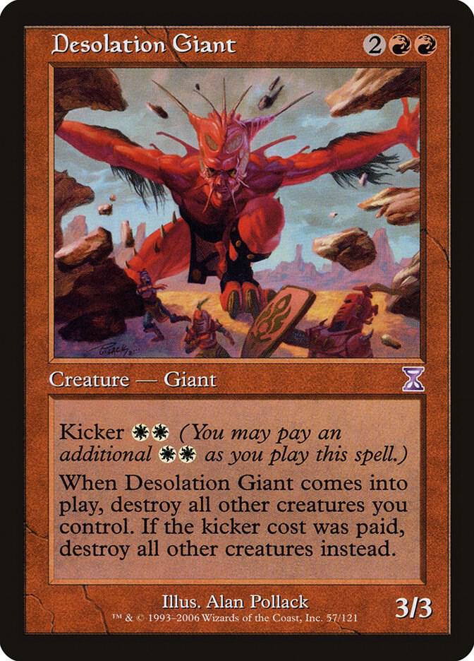Desolation Giant 57 card from Timeshifted