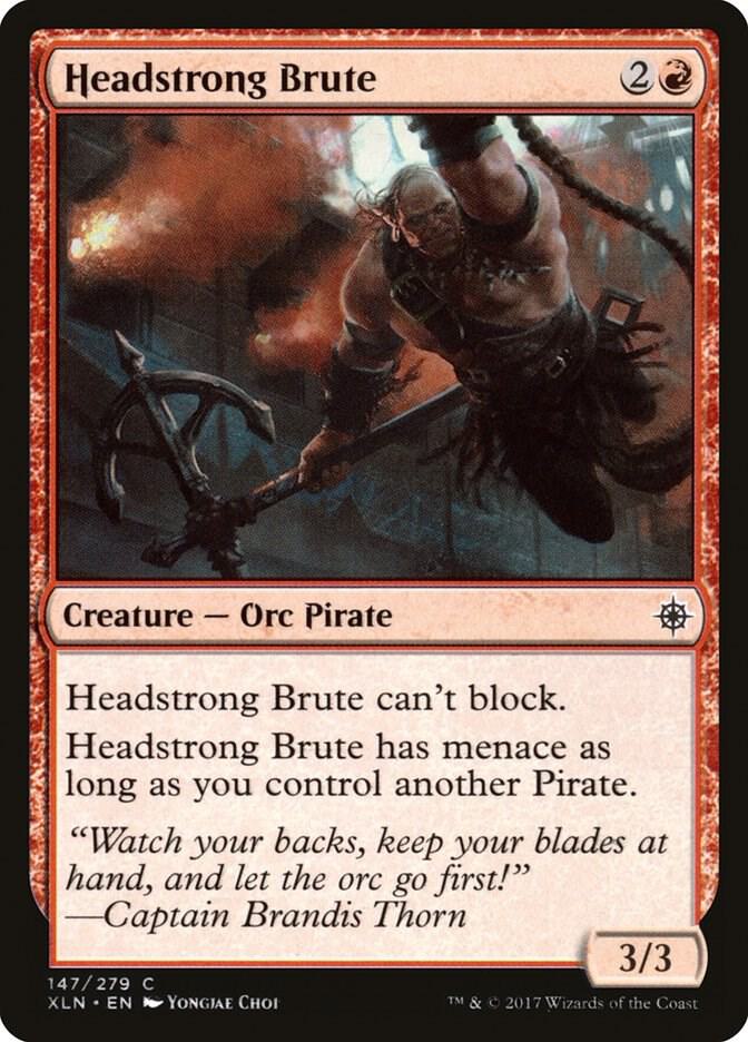 Headstrong Brute 147 card from Ixalan