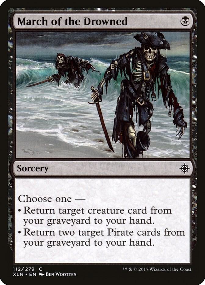 March of the Drowned 112 card from Ixalan