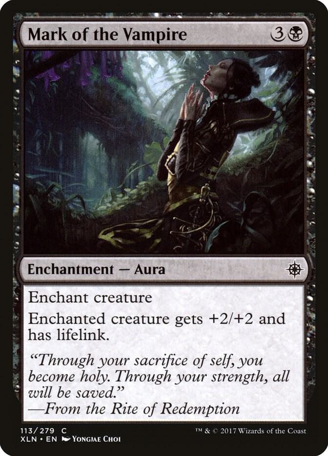 Mark of the Vampire 113 card from Ixalan