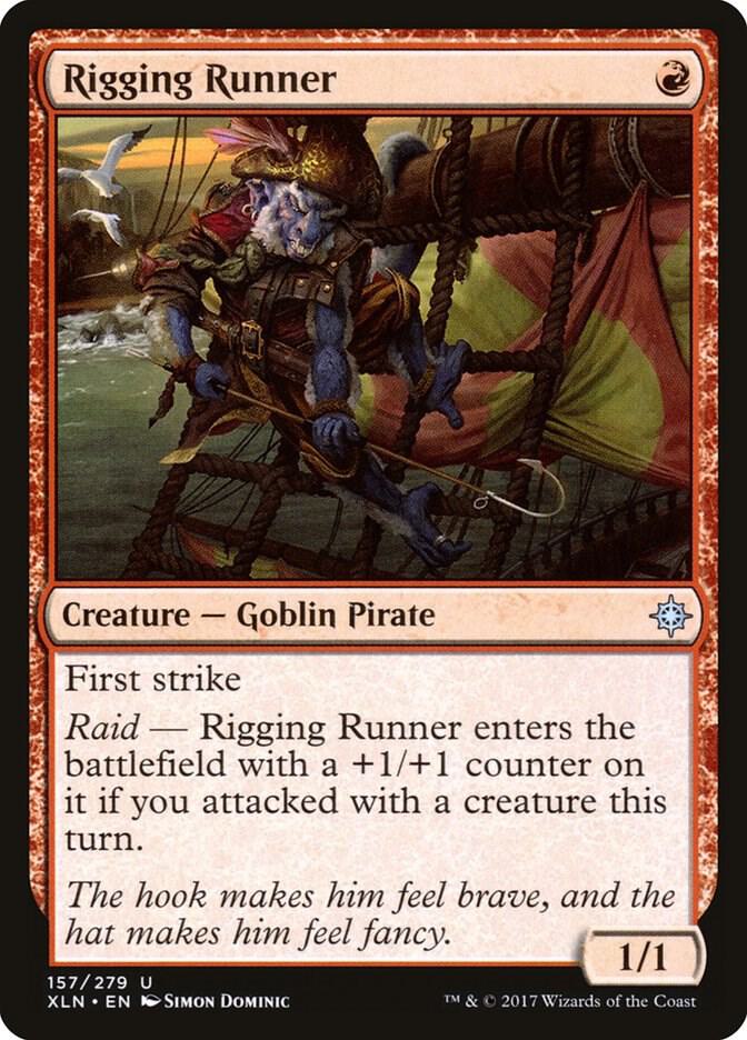 Rigging Runner 157 card from Ixalan