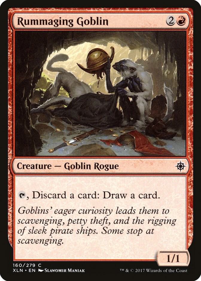 Rummaging Goblin 160 card from Ixalan