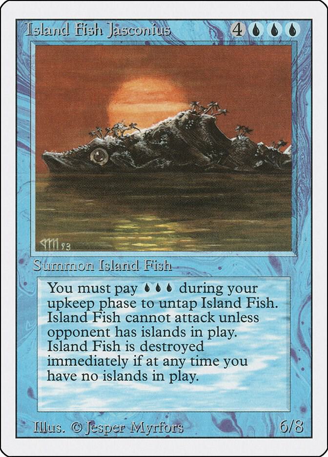 Island Fish Jasconius card from Revised Edition