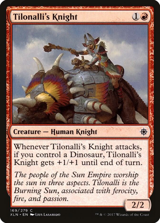 Tilonalli's Knight 169 card from Ixalan