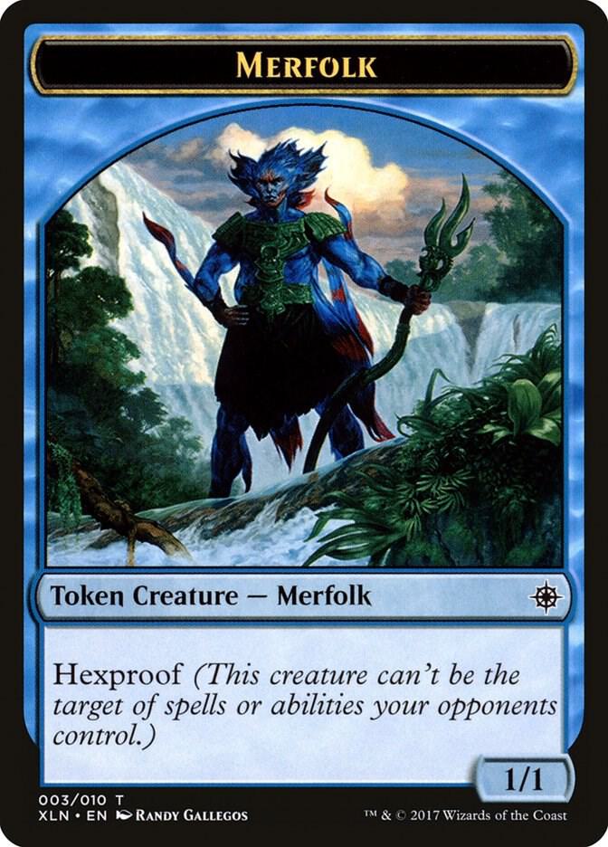Merfolk Token 3 card from Ixalan