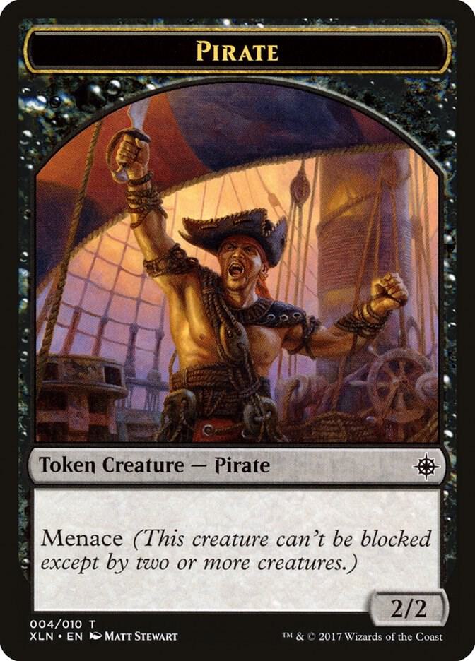 Pirate Token 4 card from Ixalan