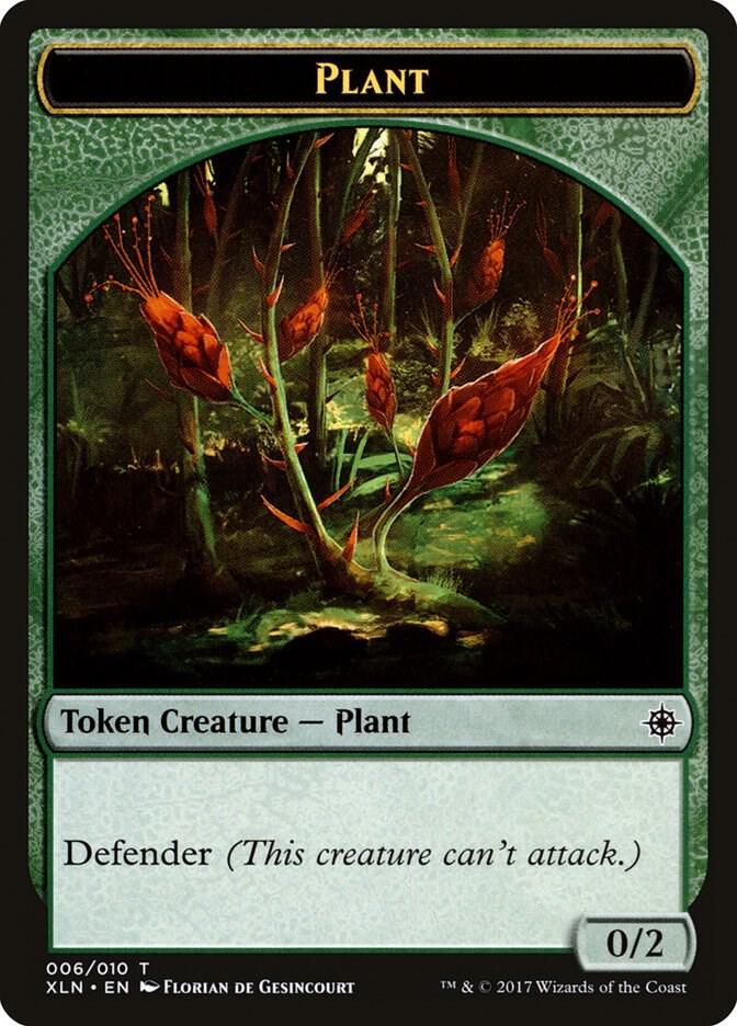 Plant Token 6 card from Ixalan