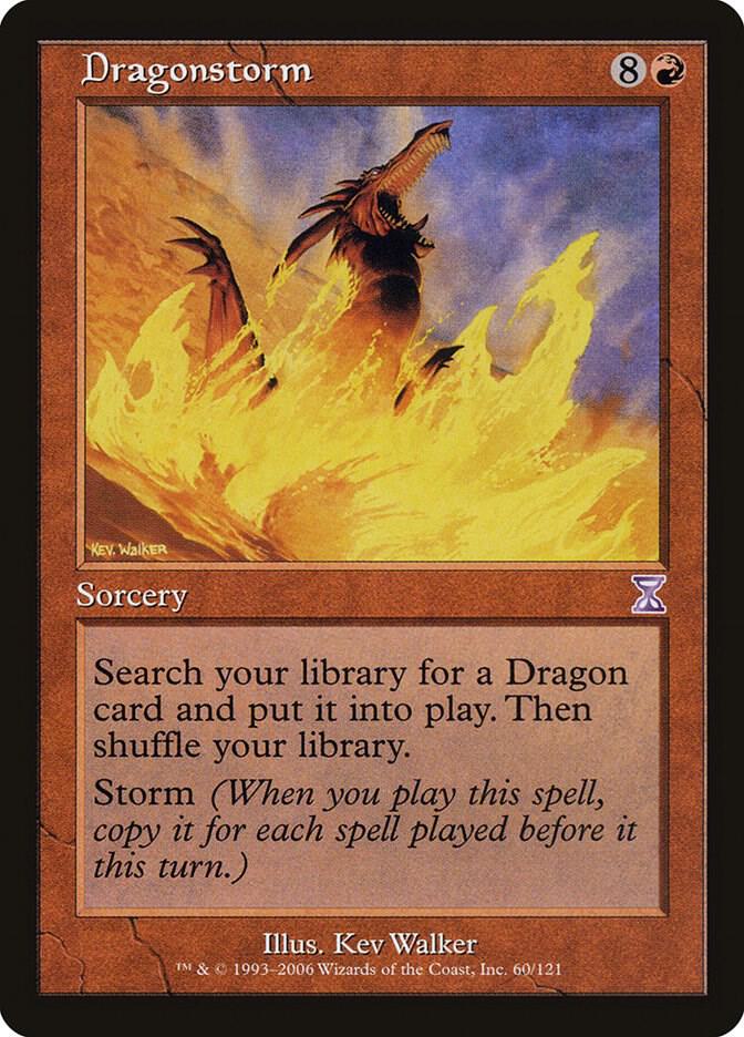 Dragonstorm 60 card from Timeshifted