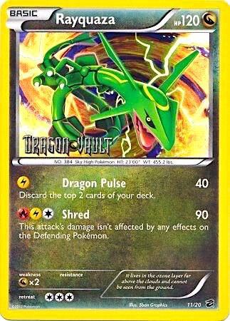 Rayquaza - 11/20 (Dragon Vault) 011/020 card from Blister Exclusives