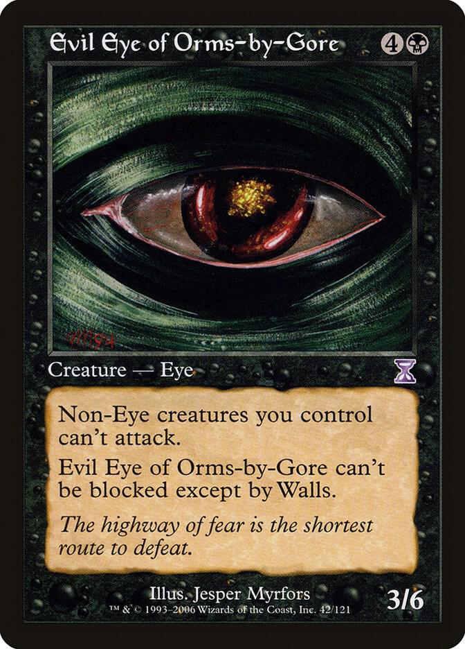 Evil Eye of Orms-by-Gore 42 card from Timeshifted