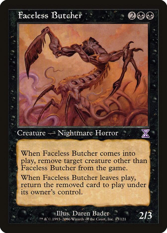 Faceless Butcher 43 card from Timeshifted