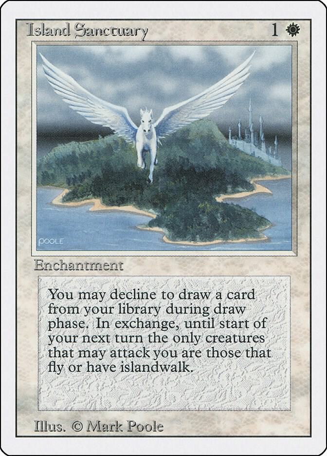 Island Sanctuary card from Revised Edition