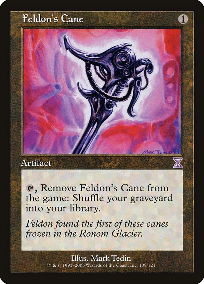 Feldon's Cane 109 card from Timeshifted