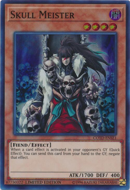 Skull Meister COTD-ENSE1 card from Code of the Duelist