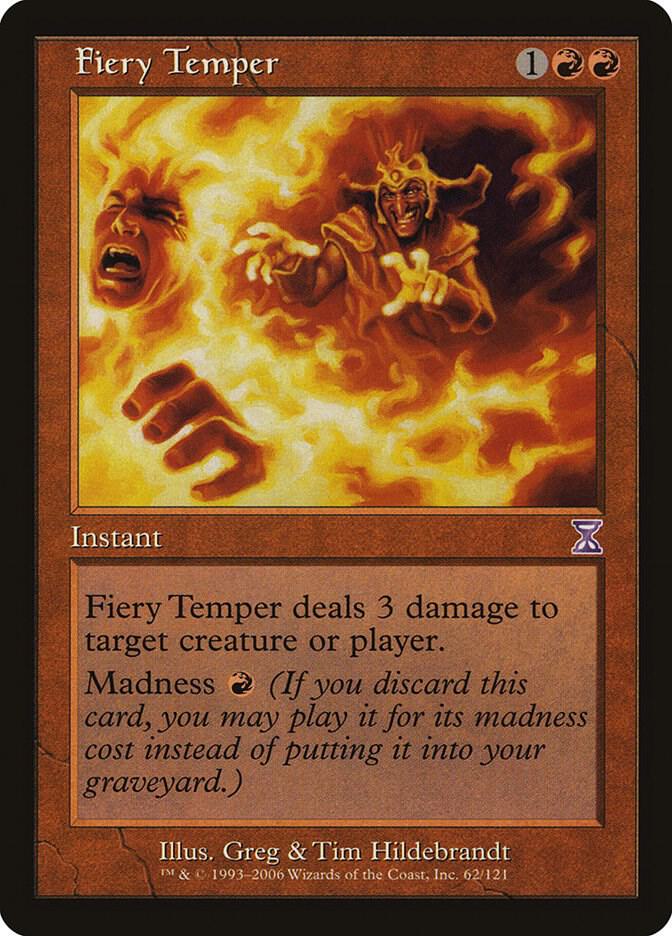 Fiery Temper 62 card from Timeshifted