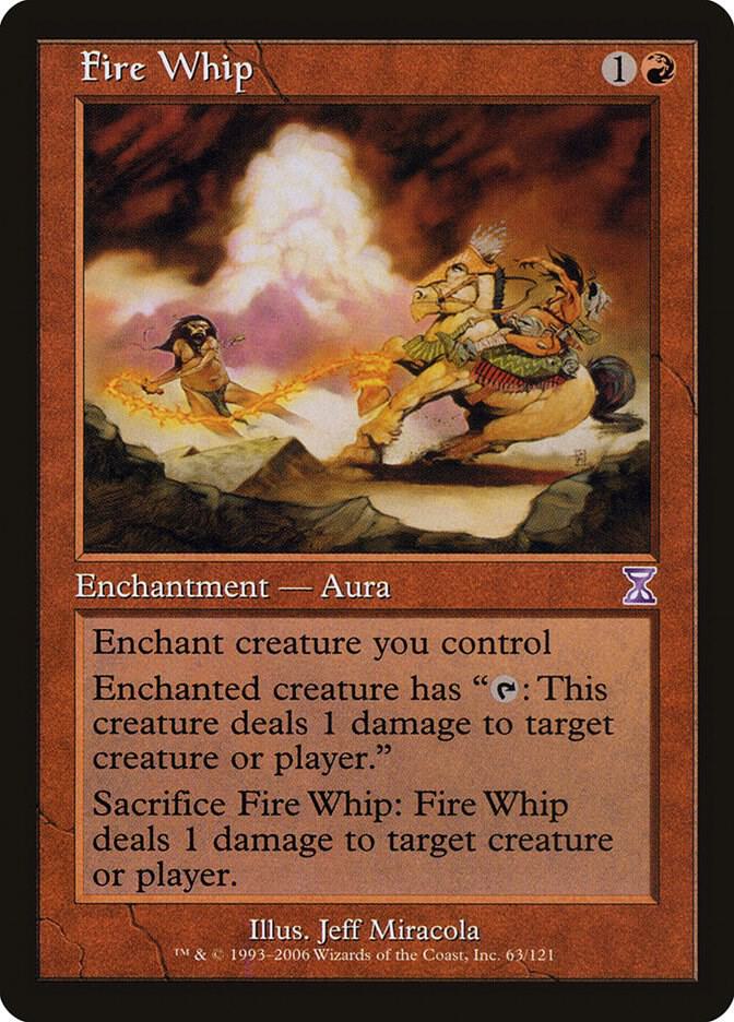 Fire Whip 63 card from Timeshifted